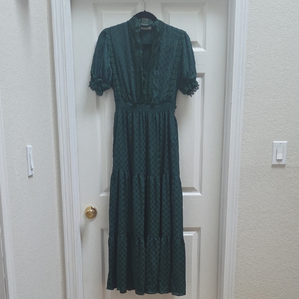 Max Studio Dark Green Maxi Dress